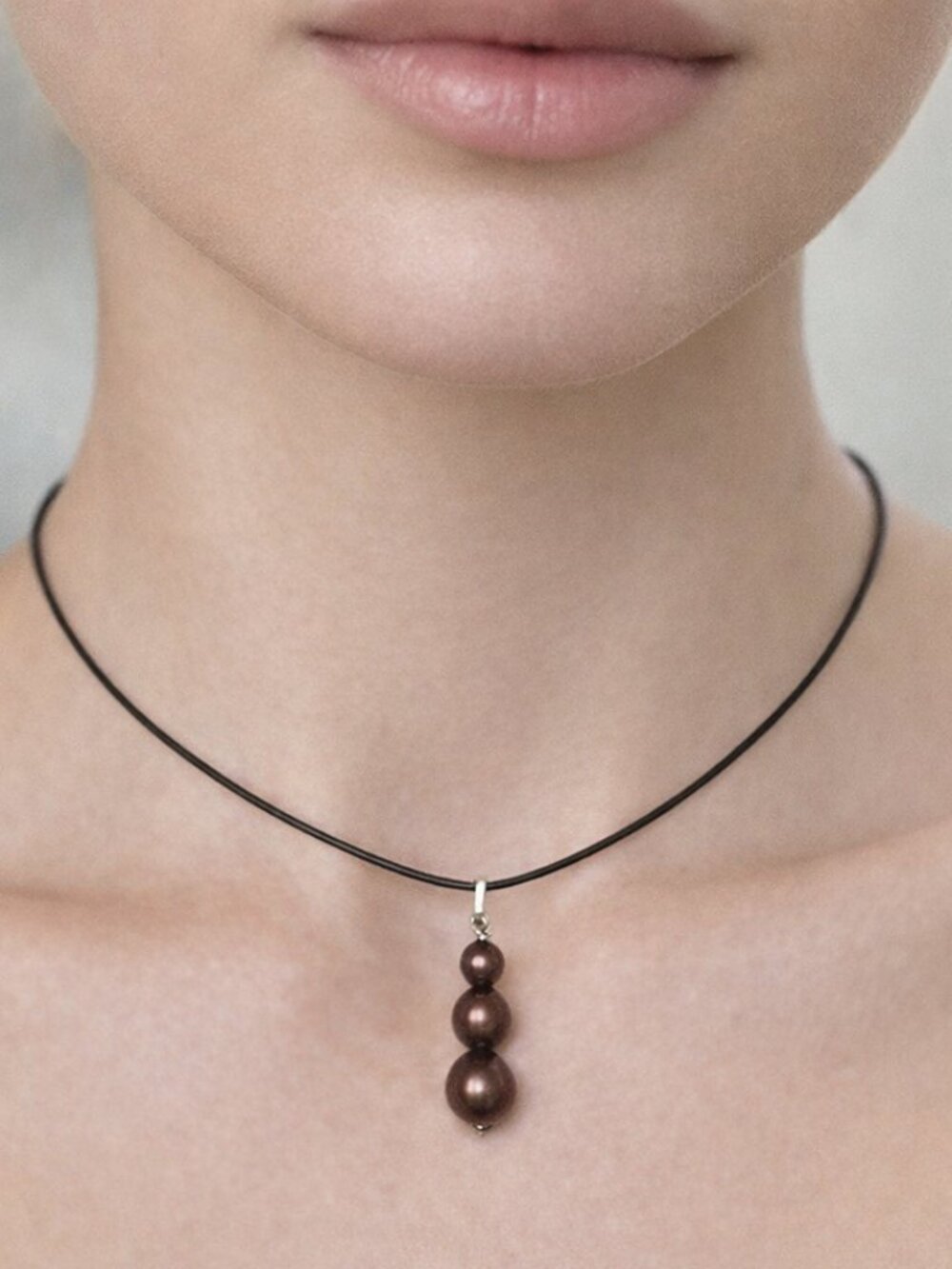 Sterling Silver Cultured Pearls Pendant